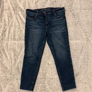 American Eagle Next Level Stretch Jeans (Hi-Rise Jegging Crop) Size 16 Reg